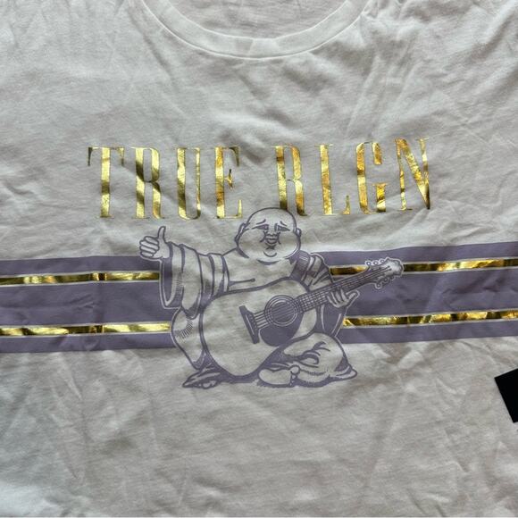 NEW True Religion Buddha Crop Top Size XL - Picture 6 of 9